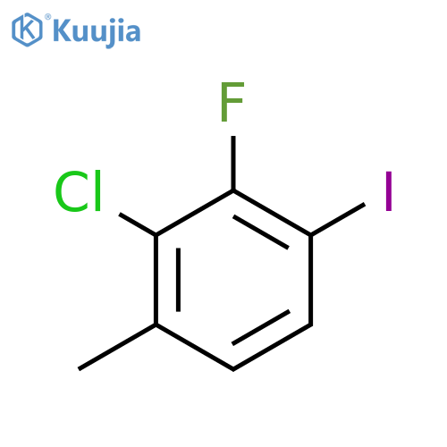 2-Chloro-3-fluoro-4-iodotoluene structure