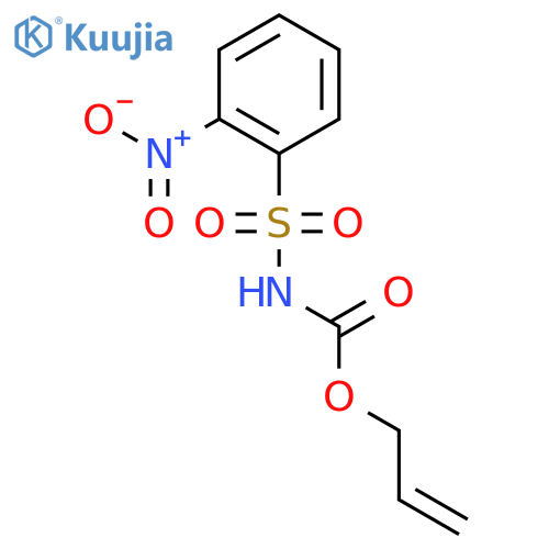 N-Allyloxycarbonyl-2-nitrobenzenesulfonamide structure