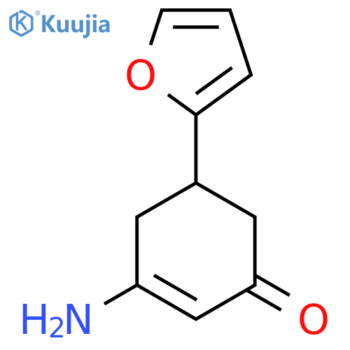 3-Amino-5-(2-furyl)cyclohex-2-en-1-one structure