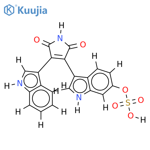 arcyriarubin B 6-O-sulfate structure