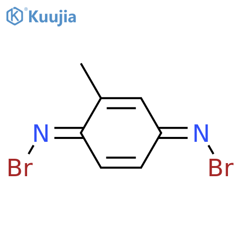 N,N'-dibromo-2-methylcyclohexa-2,5-diene-1,4-diimine structure