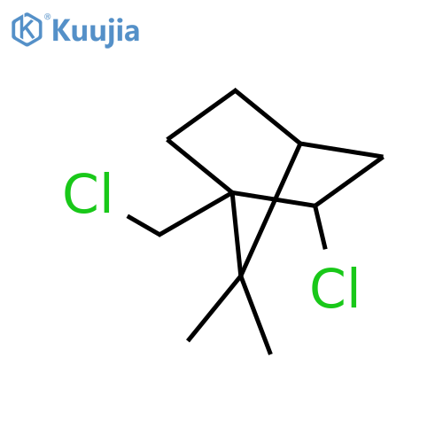 BICYCLO[2.2.1]HEPTANE, 2-CHLORO-1-(CHLOROMETHYL)-7,7-DIMETHYL- structure
