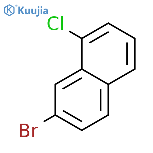 7-Bromo-1-chloronaphthalene structure