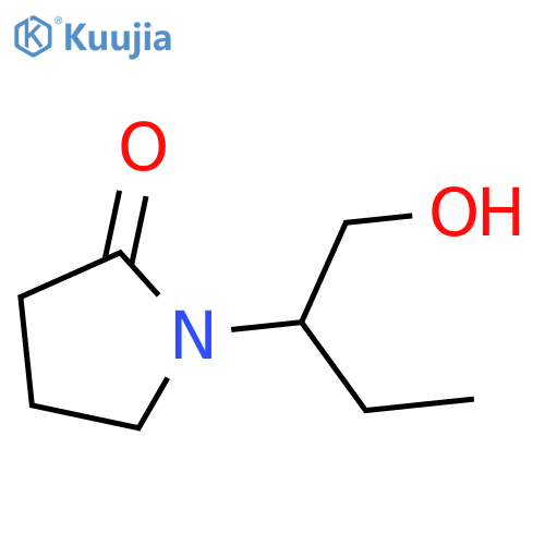 1-(1S)-1-(Hydroxymethyl)propyl-2-pyrrolidinone structure