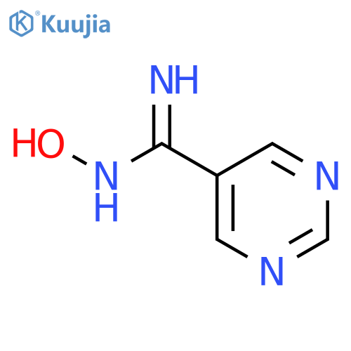 N-hydroxypyrimidine-5-carboximidamide structure