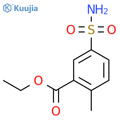 Ethyl 2-methyl-5-sulfamoylbenzoate structure