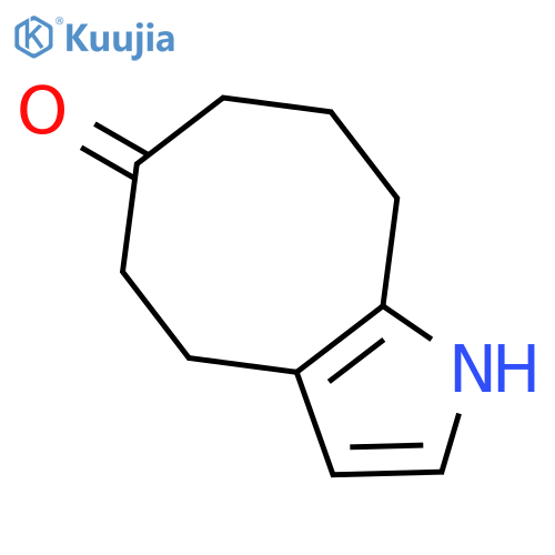 1,4,5,7,8,9-hexahydro-6H-Cycloocta[b]pyrrol-6-one structure