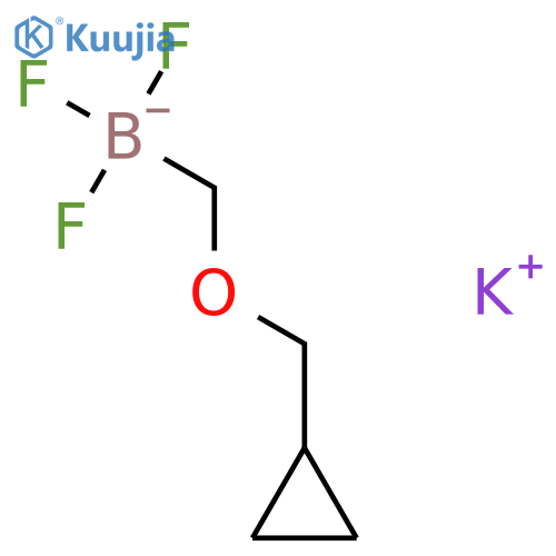 Potassium cyclopropylmethoxy)methyltrifluoroborate structure
