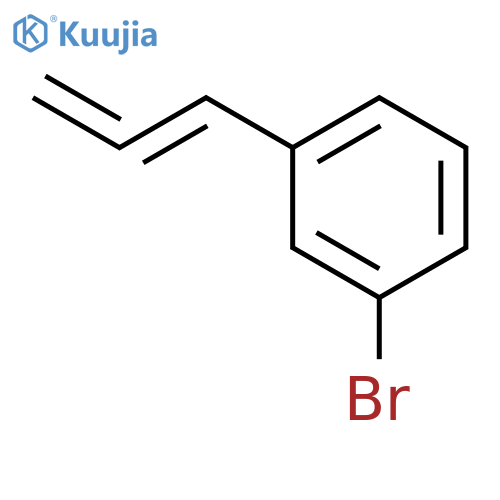 Benzene, 1-bromo-3-(1,2-propadienyl)- structure