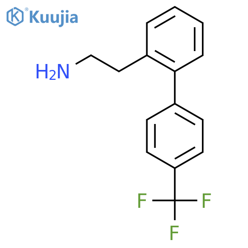 2-{2-4-(trifluoromethyl)phenylphenyl}ethan-1-amine structure