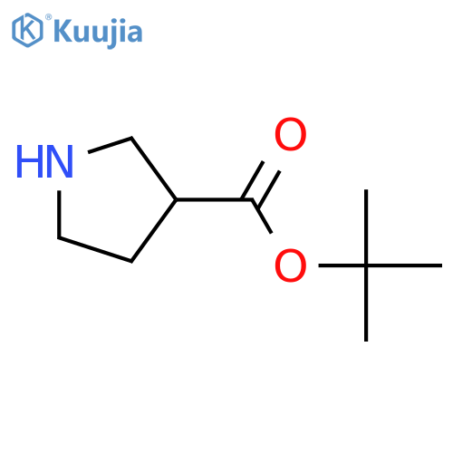 tert-Butyl Pyrrolidine-3-carboxylate structure