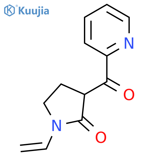 3-(Pyridin-2-ylcarbonyl)-1-vinylpyrrolidin-2-one structure