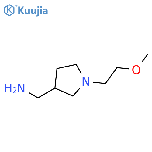 1-1-(2-Methoxyethyl)pyrrolidin-3-ylmethanamine structure