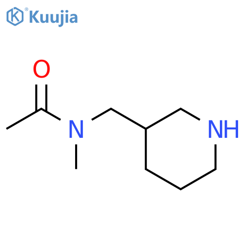 N-methyl-n-piperidin-3-ylmethyl-acetamide structure