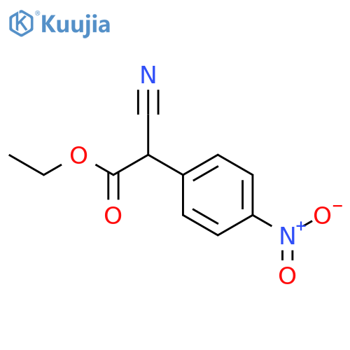 Ethyl 2-cyano-2-(4-nitrophenyl)acetate structure