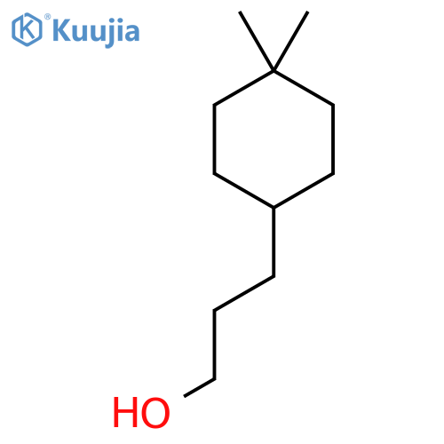 3-(4,4-Dimethylcyclohexyl)propan-1-ol structure