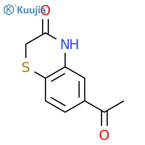 6-Acetyl-2H-1,4-benzothiazin-3(4H)-one structure
