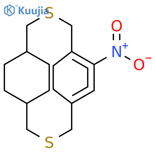 6-Nitro-3,10-dithiatricyclo[10.2.2.25,8]octadeca-5,6,7-triene structure