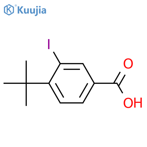 4-(Tert-Butyl)-3-iodobenzoic acid structure