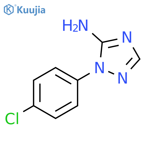 1-(4-chlorophenyl)-1H-1,2,4-triazol-5-amine structure