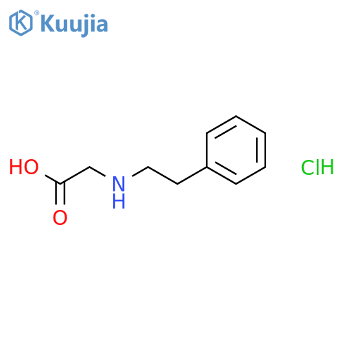 2-(2-phenylethyl)aminoacetic Acid hydrochloride structure