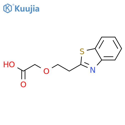 2-2-(1,3-benzothiazol-2-yl)ethoxyacetic acid structure