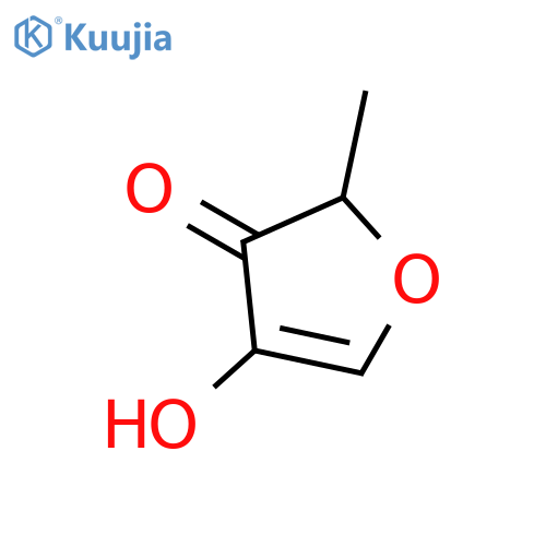 4-Hydroxy-2-methylfuran-3(2H)-one structure