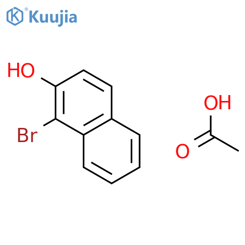 2-Naphthalenol, 1-bromo-, acetate structure