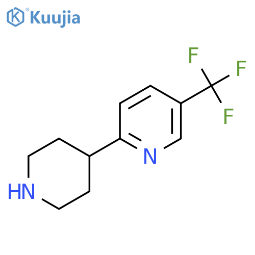 2-(Piperidin-4-YL)-5-(trifluoromethyl)pyridine structure