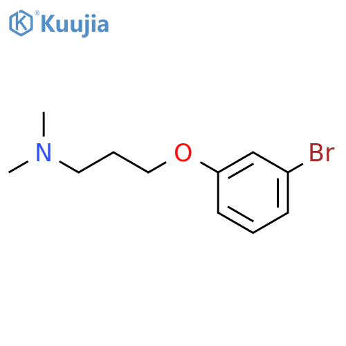3-(3-Bromophenoxy)-N,N-dimethylpropan-1-amine structure