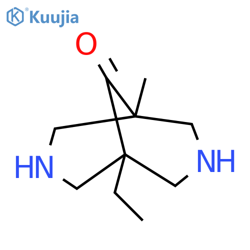 1-Ethyl-5-methyl-3,7-diazabicyclo[3.3.1]nonan-9-one structure