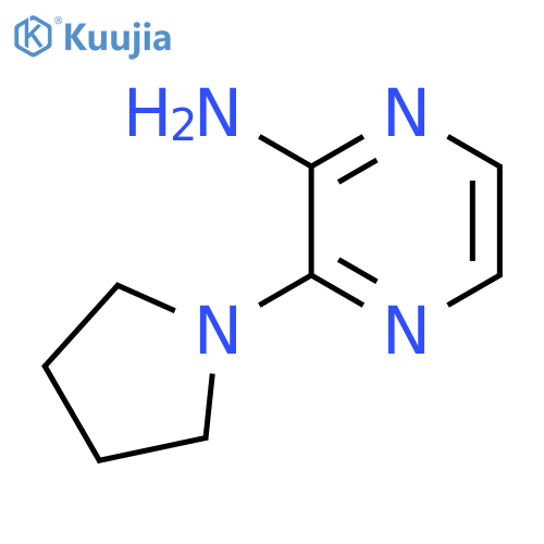 3-(Pyrrolidin-1-yl)pyrazin-2-amine structure