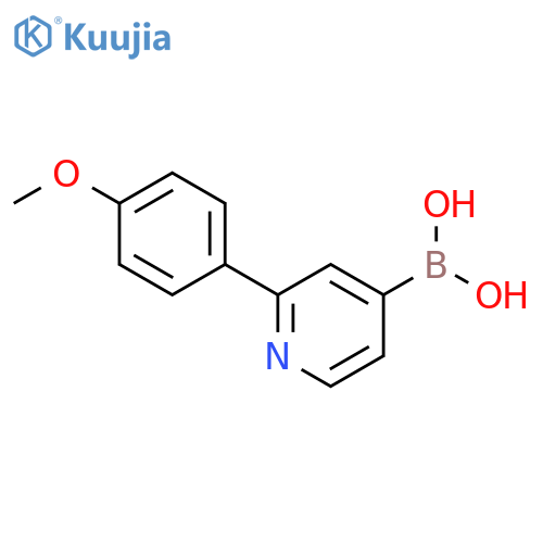 2-(4-Methoxyphenyl)pyridine-4-boronic acid structure