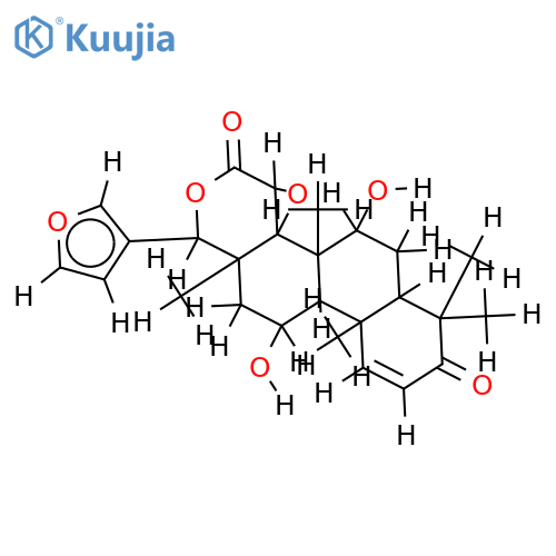 7-deacetoxy-7alpha,11alpha-dihydroxygedunin structure
