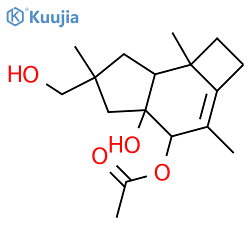 6-Protoilludene-8,9,12-triol; (8β,9β,11R)-form, 8-Ac structure