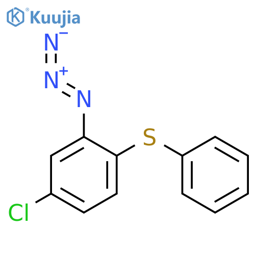 Benzene, 2-azido-4-chloro-1-(phenylthio)- structure