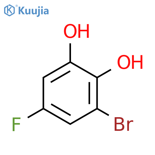 1,2-Benzenediol, 3-bromo-5-fluoro- structure