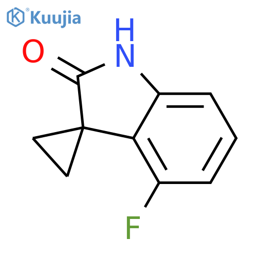 4'-fluoro-Spiro[cyclopropane-1,3'-[3H]indol]-2'(1'H)-one structure