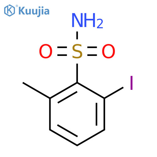 2-Iodo-6-methylbenzenesulfonamide structure