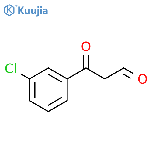 3-(3-chlorophenyl)-3-oxopropanal structure