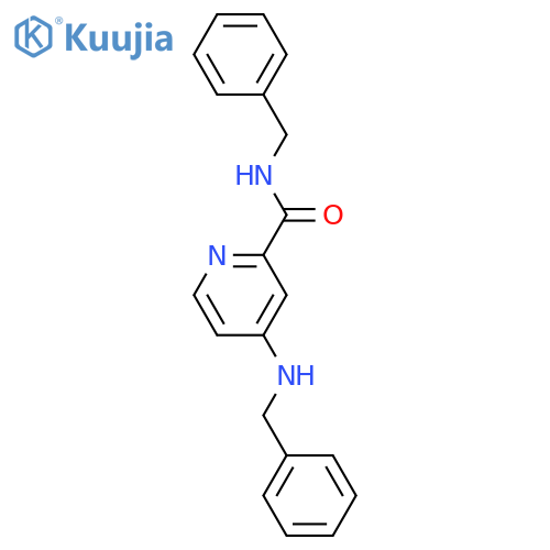N-Benzyl-4-(benzylamino)picolinamide structure