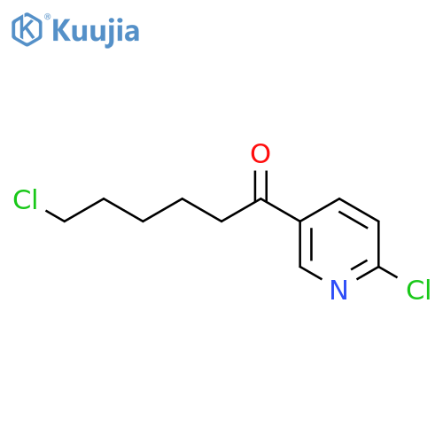 2-Chloro-5-(6-chlorohexanoyl)pyridine structure