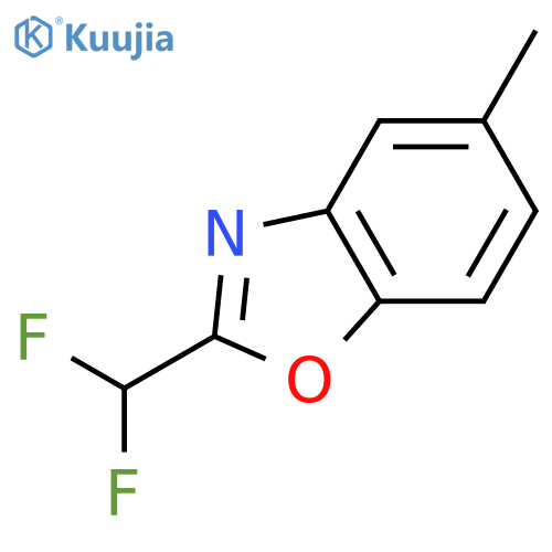 2-(Difluoromethyl)-5-methylbenzo[d]oxazole structure