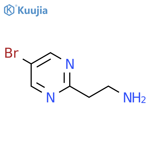 2-(5-bromopyrimidin-2-yl)ethan-1-amine structure