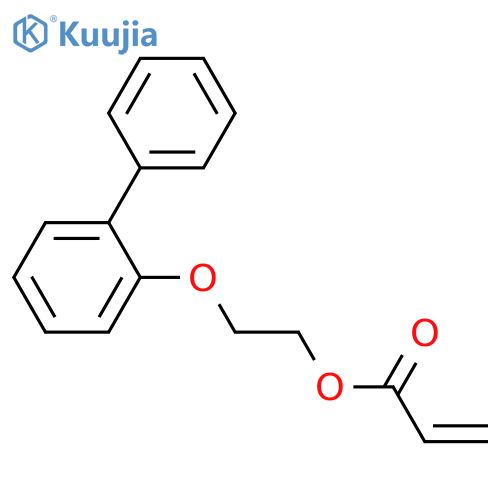 2-(2-biphenylyloxy)ethyl Acrylate structure