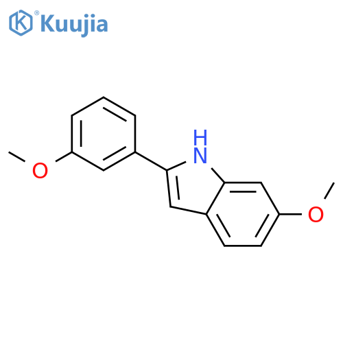 6-Methoxy-2-(3-methoxyphenyl)-1H-indole structure