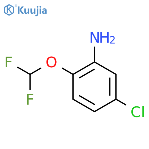 5-Chloro-2-(difluoromethoxy)aniline structure