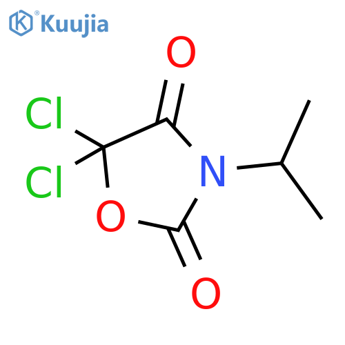 2,4-OXAZOLIDINEDIONE, 5,5-DICHLORO-3-(1-METHYLETHYL)- structure