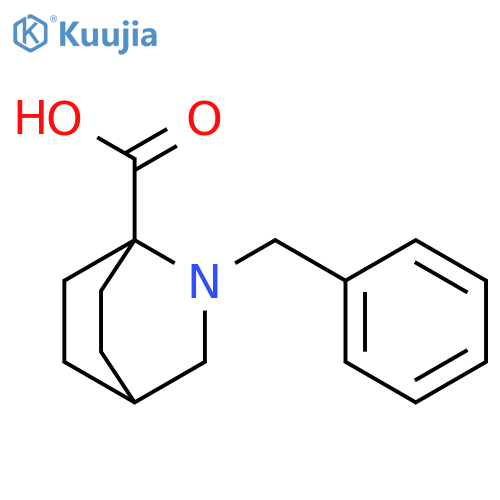 2-Azabicyclo[2.2.2]octane-1-carboxylic acid, 2-(phenylmethyl)- structure