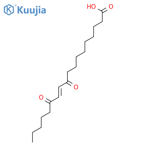 11-Octadecenoic acid, 10,13-dioxo-, (E)- structure